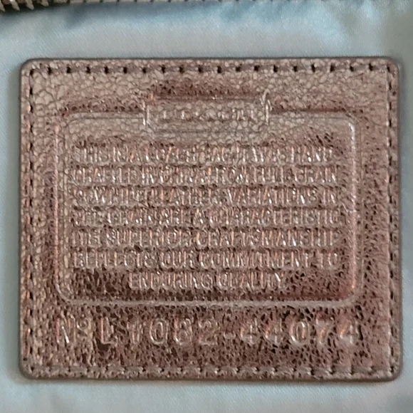 Coach Julia metallic leather crossbody  bag - Picture 13 of 13